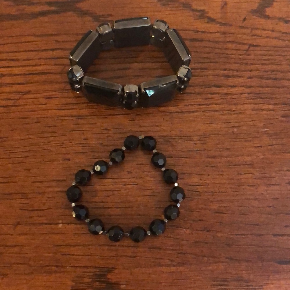 Black bracelets